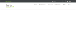 Desktop Screenshot of ifera.org